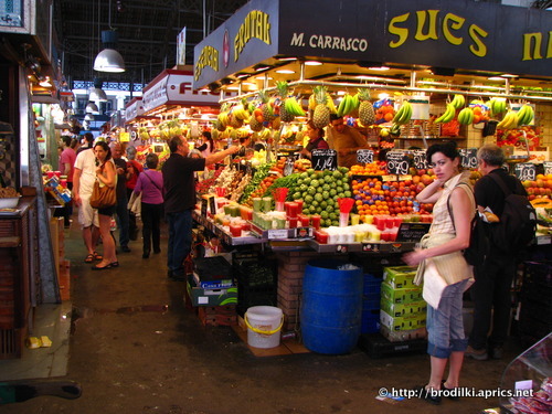 рынок в районе Рамблы (Барселона, Испания, достопримечательности)