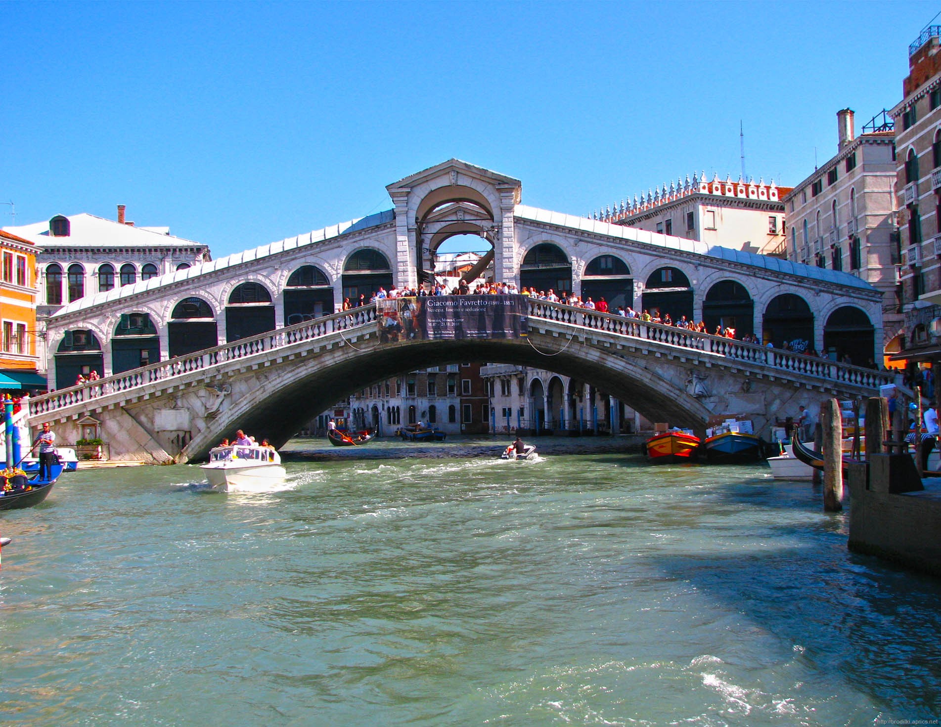 Мост Rialto, Венеция, Италия
