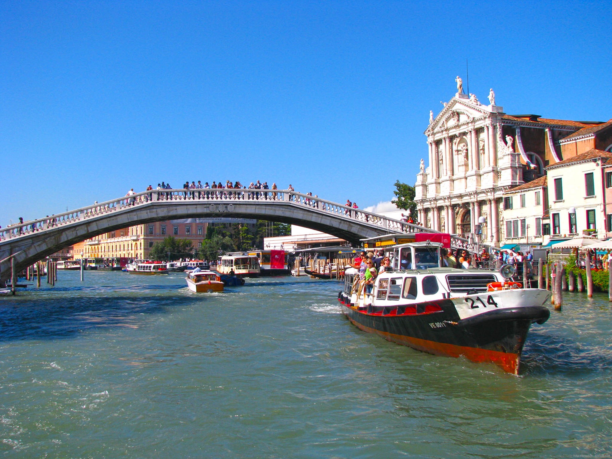 Мост Scalzi, Венеция, Италия