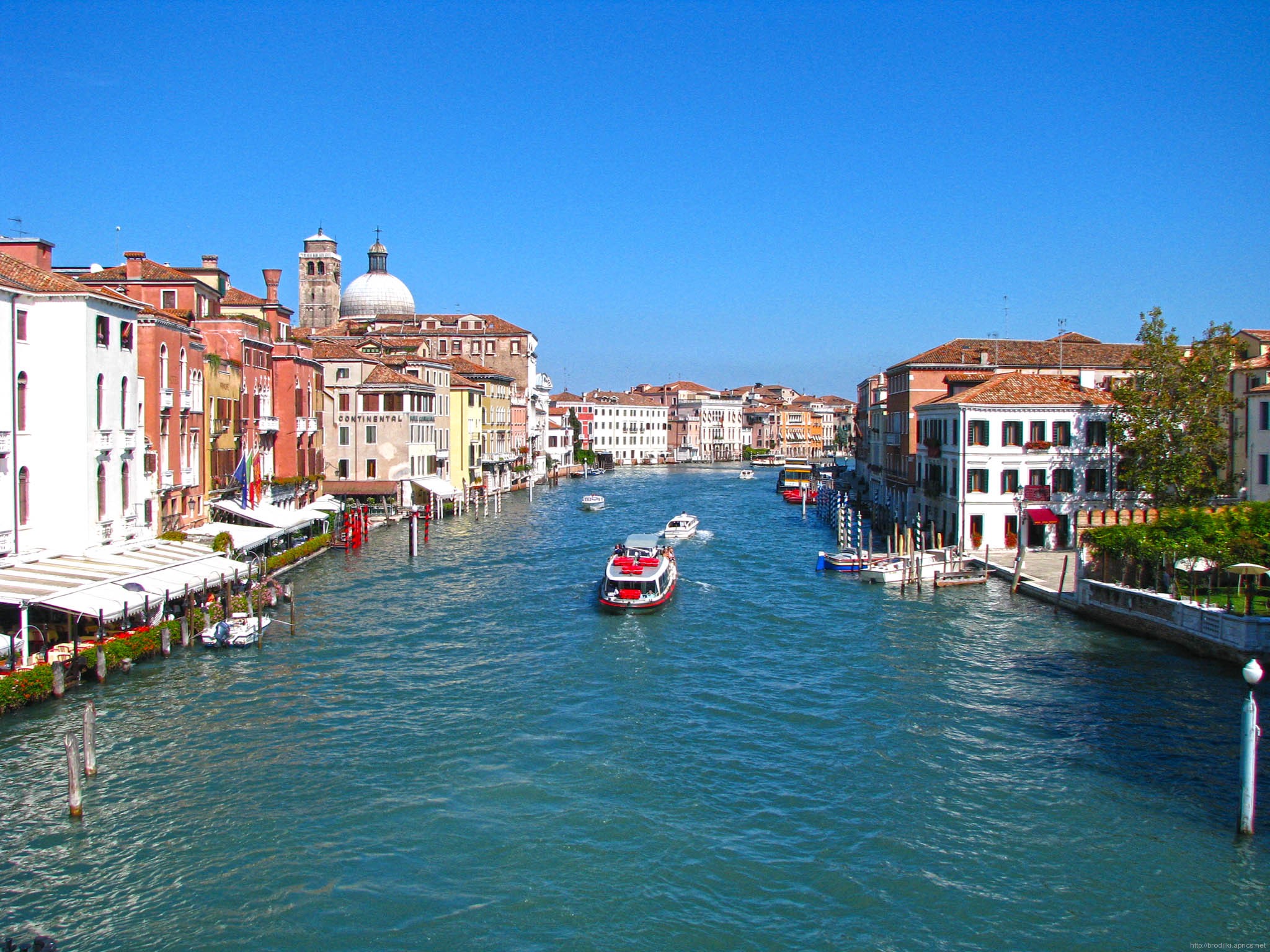 Гранд-канал - вид с моста Ponte degli Scalzi, Венеция, Италия