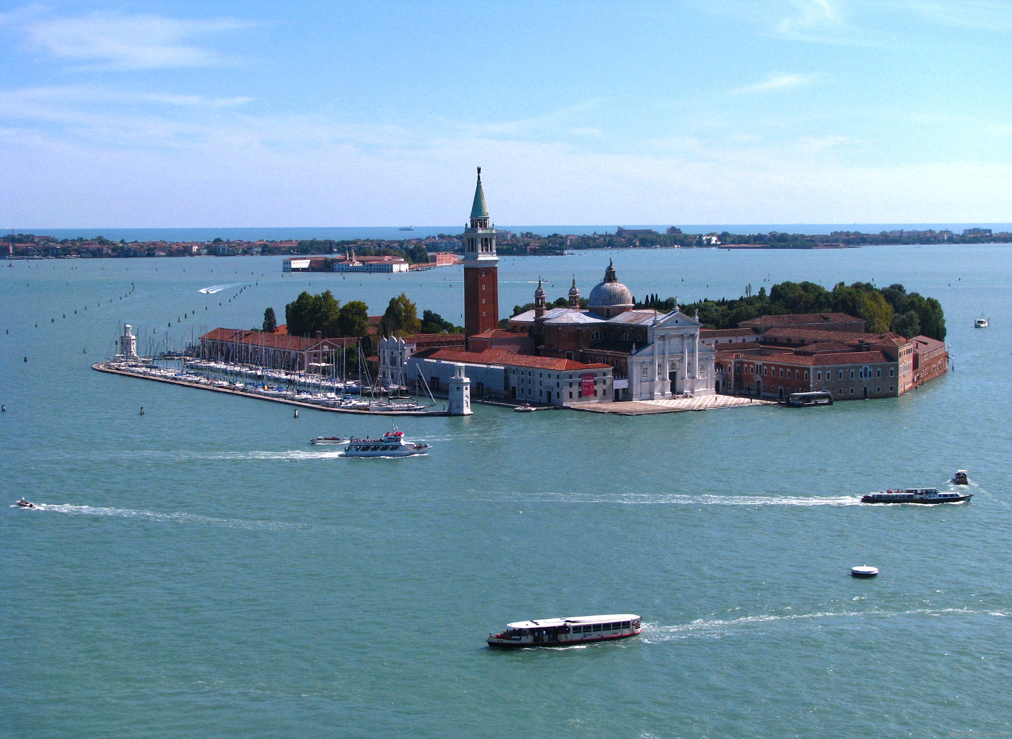 Вид с колокольни Сан-Марко, Венеция, Италия